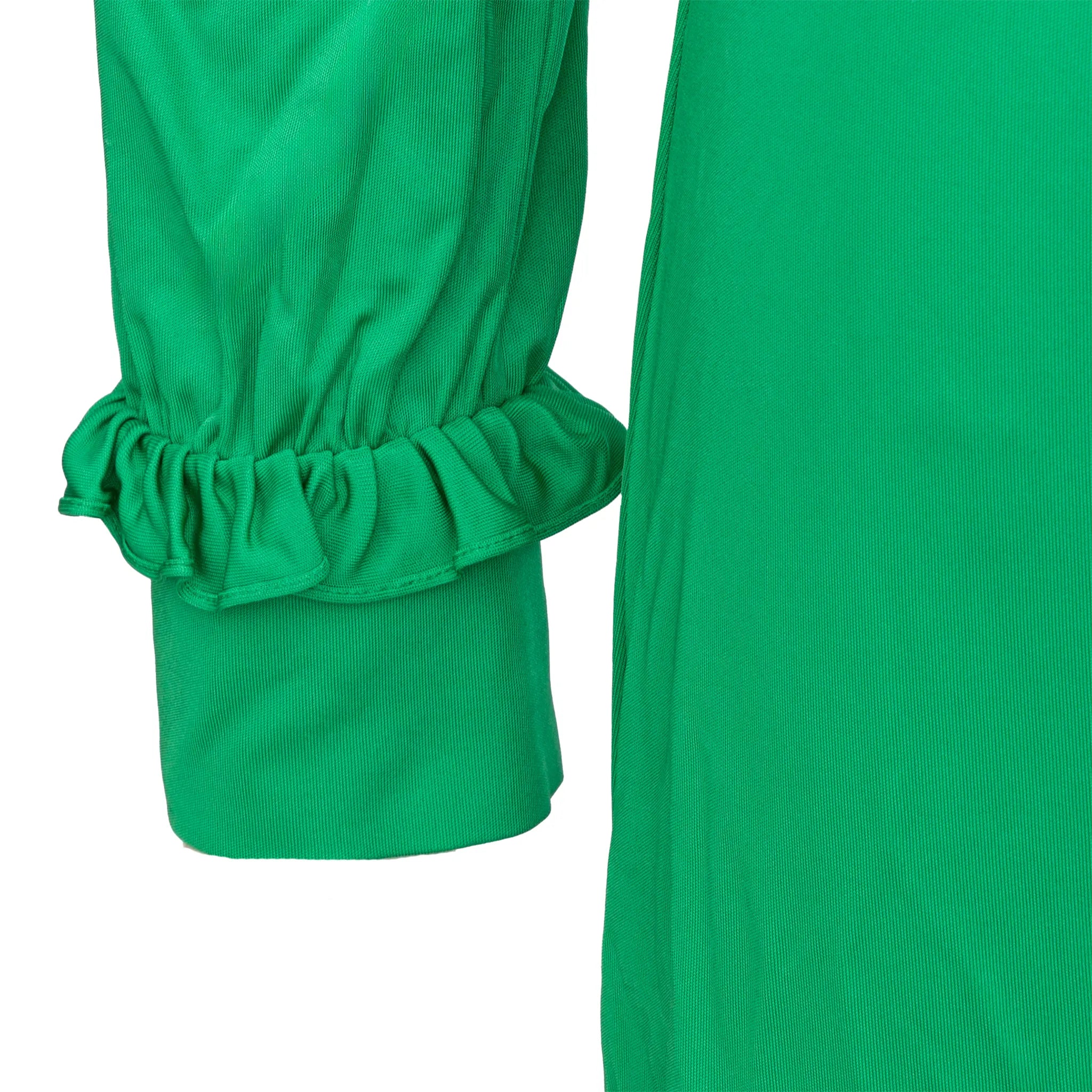 Prada Ruffle Collar Long Dress Secondhand | Luxury Vintage | Her-Age Prada Ruffle Collar Long Dress Secondhand | Luxury Vintage | Her-Age