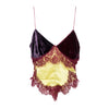 Secondhand Geen Morgan Velvet Lace Top - '00s