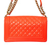 Secondhand Chanel Neon Medium Boy Bag - '10s
