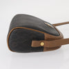Christian Dior Vintage Honeycomb Canvas and Leather