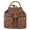 Gucci Vintage Bamboo Leather