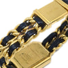 Chanel Premiere Rock Quartz Plated Metal and Leather