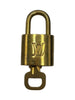 Louis Vuitton Padlock and Key Logo Metal