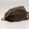 Celine Vintage Drawstring Flap Macadam Coated Canvas