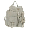 Prada Double Pocket Backpack Chain Shoulder Re-Nylon