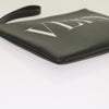 Valentino Garavani VLTN Wristlet Clutch Printed Leather
