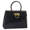 Salvatore Ferragamo Gancini Convertible Top Handle Leather