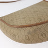 Christian Dior Vintage Honeycomb Flap Canvas and Leather