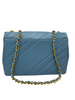 Chanel Coco Mark Bias Stitch Chain leather