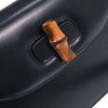 Gucci Vintage Convertible Bamboo Top Handle Leather