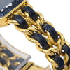 Chanel Premiere Rock Quartz Plated Metal and Leather