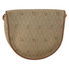 Christian Dior Vintage Honeycomb Flap Canvas and Leather