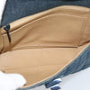Chanel Chocolate Bar Mademoiselle Top Handle Quilted Denim