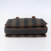 Fendi Vintage Pequin Convertible Boston Coated Canvas