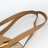 Christian Dior Vintage Honeycomb Canvas and Leather