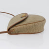 Christian Dior Vintage Honeycomb Flap Canvas and Leather