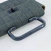 Chanel Chocolate Bar Mademoiselle Top Handle Quilted Denim