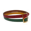 Hermes Double Hole Buckle Belt Metal and Leather