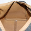 Christian Dior Vintage Honeycomb Boston Canvas and Leather