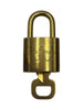 Louis Vuitton Padlock and Key Logo Metal