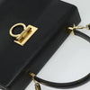 Salvatore Ferragamo Gancini Convertible Top Handle Leather
