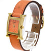 Hermes Heure H Quartz Stainless Steel and Leather