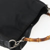 Gucci Vintage Bamboo Handle Open Hobo Nylon