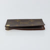 Louis Vuitton Porte Cartes Pression Card Case Monogram Canvas