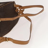 Celine Vintage Drawstring Flap Macadam Coated Canvas