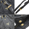 Prada Convertible Side Pocket Tote Chevron Tessuto