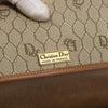 Christian Dior Vintage Honeycomb chain Canvas