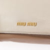Miu Miu Madras Convertible Lock Tote Leather