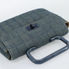 Chanel Chocolate Bar Mademoiselle Top Handle Quilted Denim