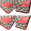Gucci Vintage Zip Tote GG Canvas with Leather