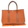 Hermes Garden Party Toile and Leather