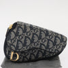 Christian Dior Saddle Zip Diorissimo Canvas