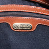 Fendi Vintage Pequin Convertible Boston Coated Canvas