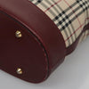Burberry Nova Check Tote Canvas and Leather