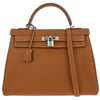 Hermes Kelly Brown Togo with Palladium Hardware