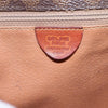 Celine Vintage Macadam Circle Logo Canvas and Leather