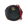 Gucci GG Marmont Round Matelasse Leather