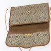 Christian Dior Vintage Honeycomb chain Canvas