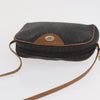 Christian Dior Vintage Honeycomb Canvas and Leather