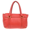 Fendi Selleria Linda Satchel Pebbled Leather