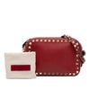 Secondhand Valentino Grainy Calfskin Rockstud Camera Bag