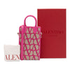 Secondhand Valentino Leather Trimmed Toile Iconographe Satchel