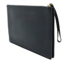 Secondhand Versace Large La Medusa Palazzo Leather Clutch