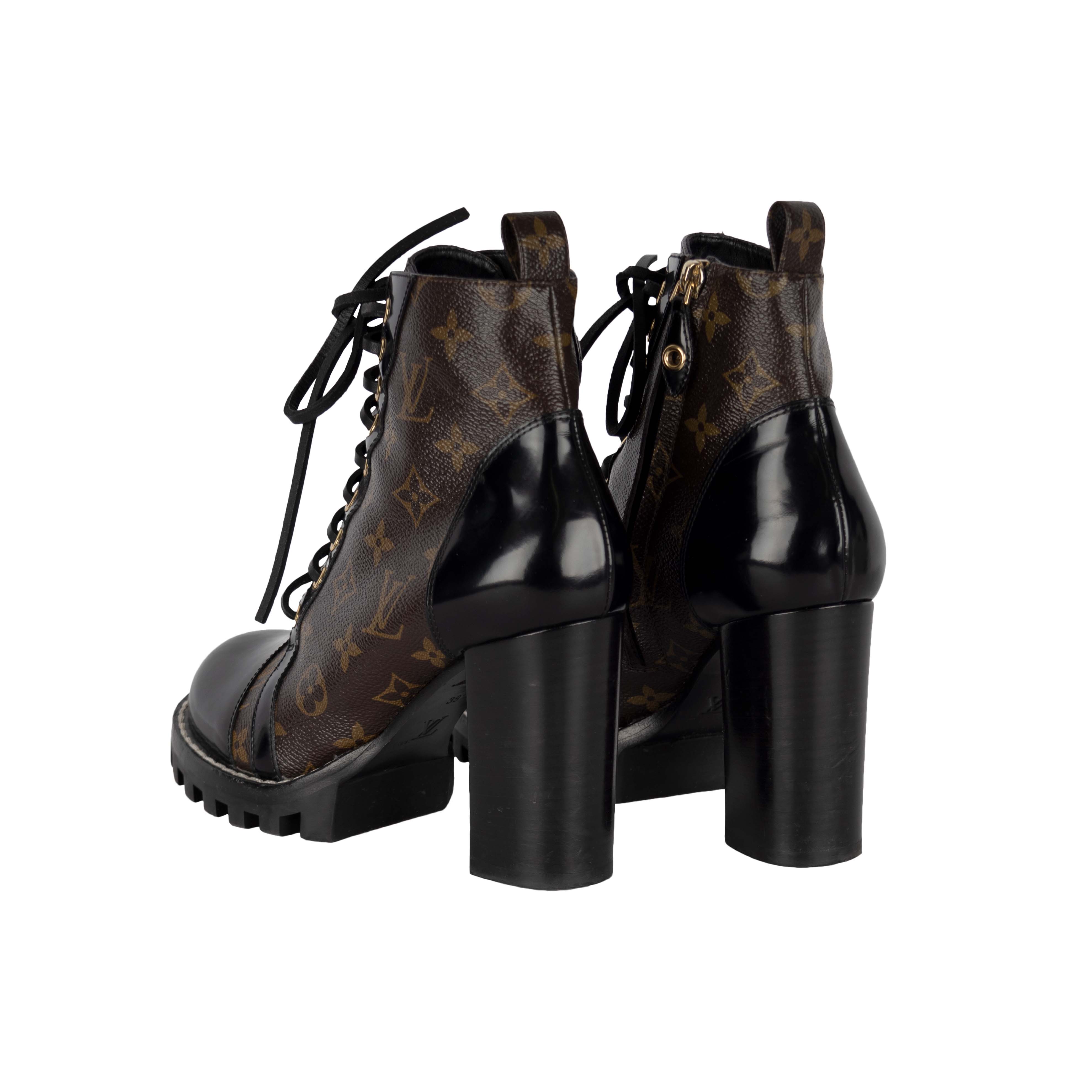 monogram star trail ankle boot