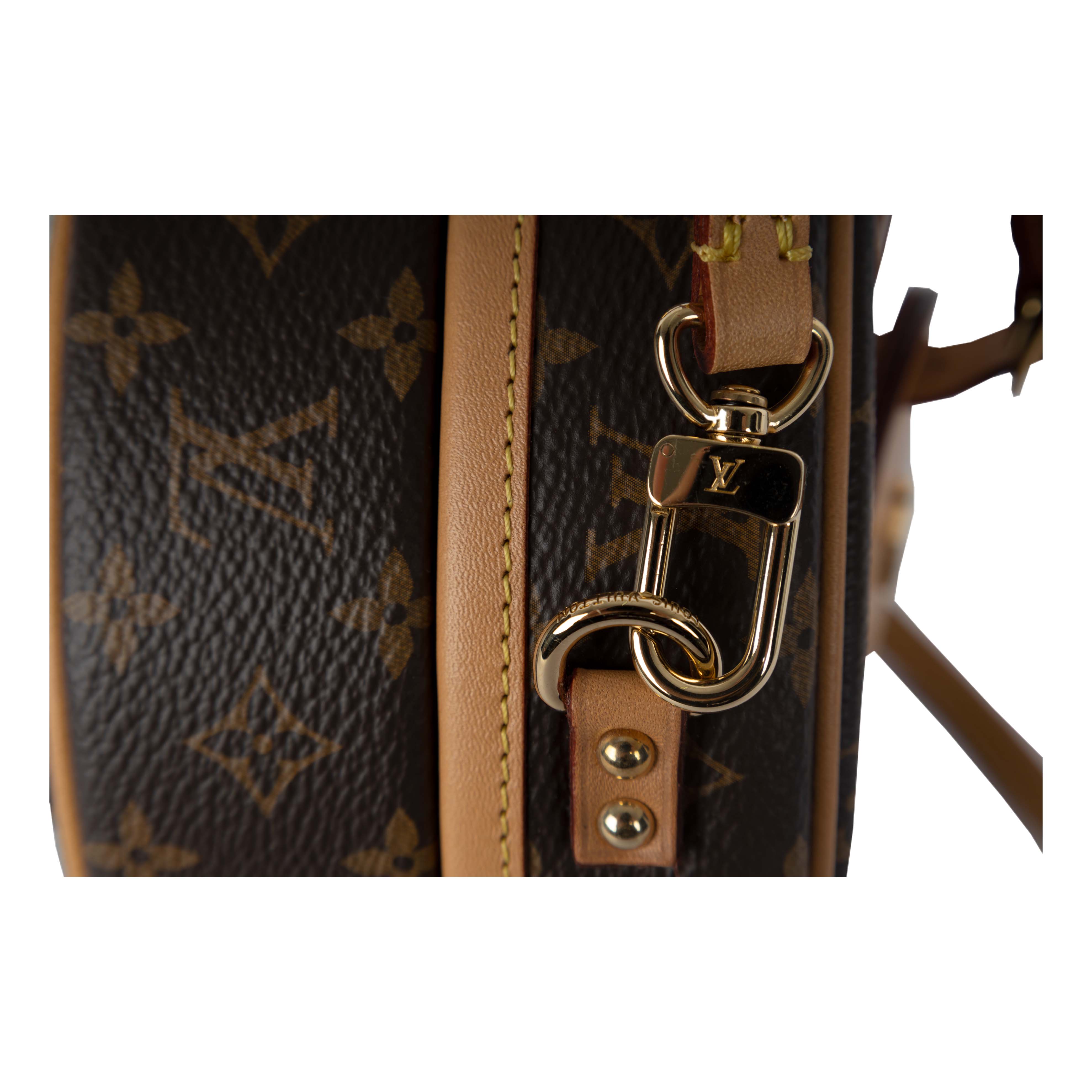 Loui Vuitton Monogram Black Petite Boite Chapeau Bag – The Closet