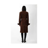 Roberto Cavalli brown suede trench coat pre-owned